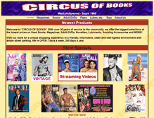 Tablet Screenshot of circusofbooks.com